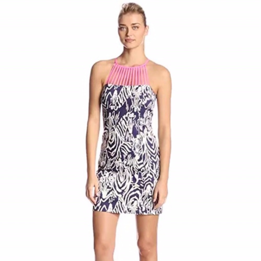 💙 Lilly Pulitzer Terry Shift Dress Navy Entourage 2